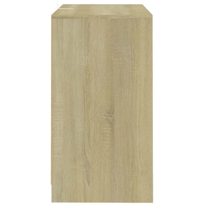 Skänk sonoma-ek 70x41x75 cm konstruerat trä