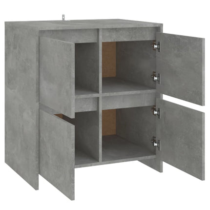 Skänk betonggrå 70x41x75 cm konstruerat trä