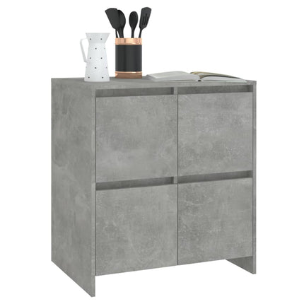 Skänk betonggrå 70x41x75 cm konstruerat trä