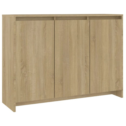 Skänk sonoma-ek 102x33x75 cm konstruerat trä