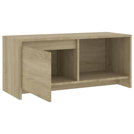 Tv-bänk sonoma-ek 90x35x40 cm konstruerat trä