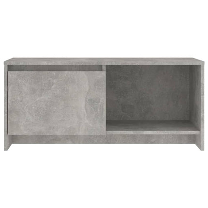 Tv-bänk betonggrå 90x35x40 cm konstruerat trä