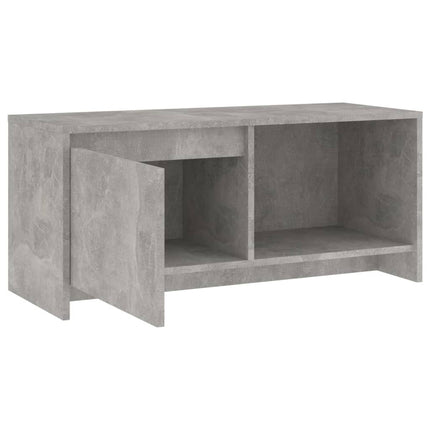 Tv-bänk betonggrå 90x35x40 cm konstruerat trä