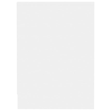 Tv-bänk vit 102x37,5x52,5 cm konstruerat trä