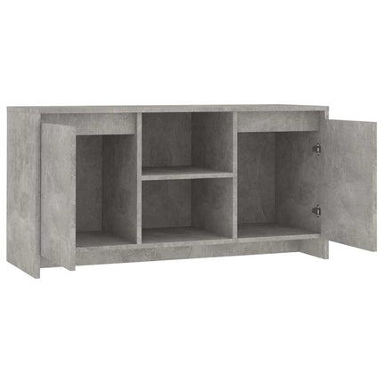 Tv-bänk betonggrå 102x37,5x52,5 cm konstruerat trä