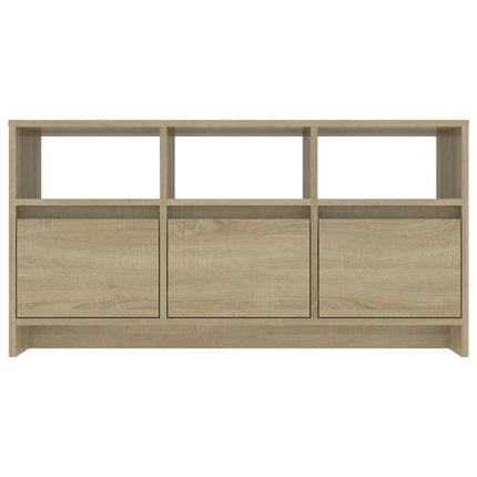Tv-bänk sonoma-ek 102x37,5x52,5 cm konstruerat trä