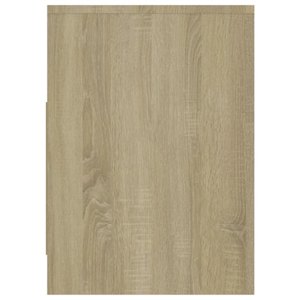 Tv-bänk sonoma-ek 102x37,5x52,5 cm konstruerat trä