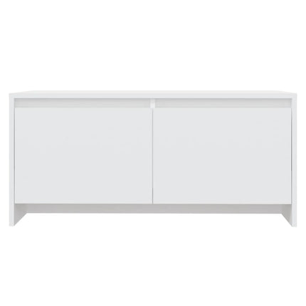 Soffbord vit 90x50x41,5 cm konstruerat trä