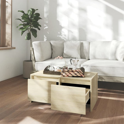 Soffbord sonoma-ek 90x50x41,5 cm konstruerat trä