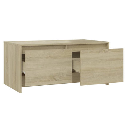 Soffbord sonoma-ek 90x50x41,5 cm konstruerat trä