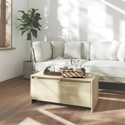 Soffbord sonoma-ek 90x50x41,5 cm konstruerat trä