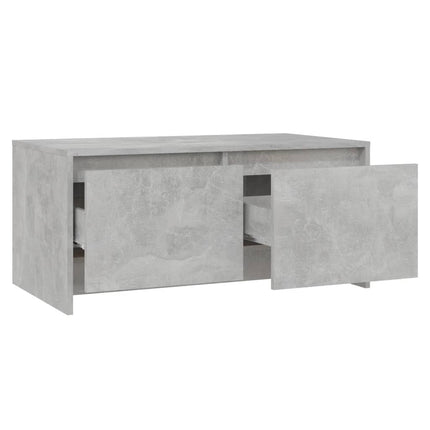 Soffbord betonggrå 90x50x41,5 cm konstruerat trä