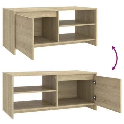 Soffbord sonoma-ek 102x50x45 cm konstruerat trä