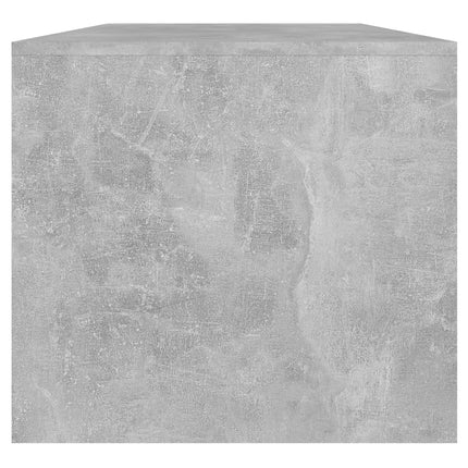 Soffbord betonggrå 102x50x45 cm konstruerat trä