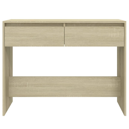 Konsolbord sonoma ek 100x35x76,5 cm konstruerat trä