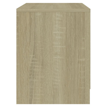 Sängbord 2 st sonoma-ek 45x34,5x44,5 cm konstruerat trä