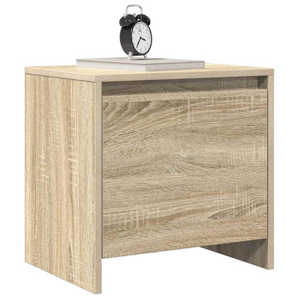 Sängbord sonoma-ek 45x34x44,5 cm konstruerat trä