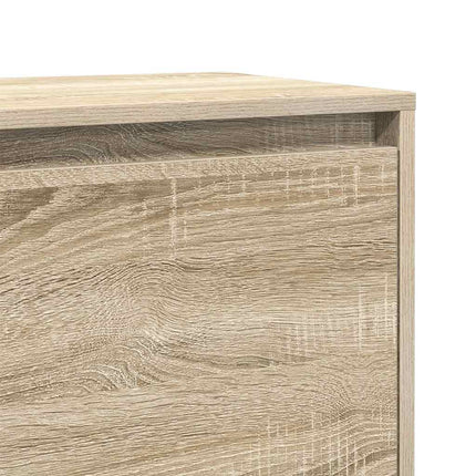 Sängbord sonoma-ek 45x34x44,5 cm konstruerat trä