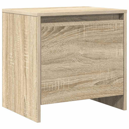 Sängbord sonoma-ek 2 st 45x34x44,5 cm konstruerat trä