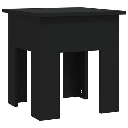 Soffbord svart 40x40x45 cm konstruerat trä