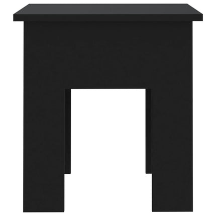 Soffbord svart 40x40x45 cm konstruerat trä