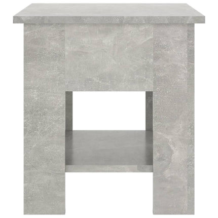 Soffbord betonggrå 40x40x42 cm konstruerat trä
