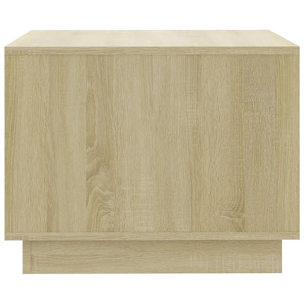Soffbord sonoma-ek 55x55x43 cm konstruerat trä