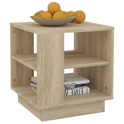 Soffbord sonoma-ek 40x40x43 cm konstruerat trä