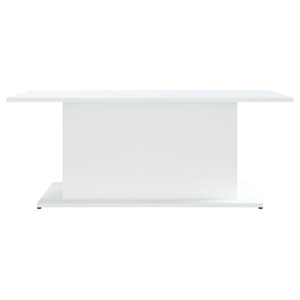 Soffbord vit 102x55,5x40 cm konstruerat trä