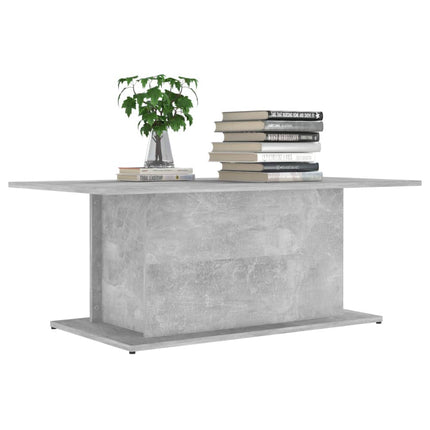 Soffbord betonggrå 102x55,5x40 cm konstruerat trä