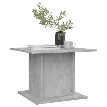 Soffbord betonggrå 55,5x55,5x40 cm konstruerat trä