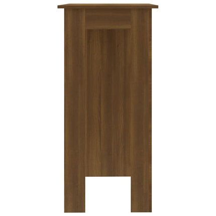 Barbord med hyllor sonoma-ek 102x50x103,5 cm konstruerat trä
