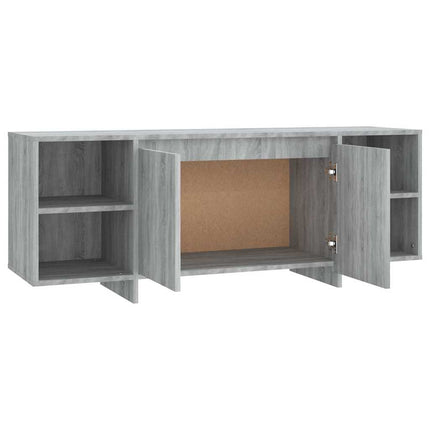 Tv-bänk grå sonoma 130x35x50 cm konstruerat trä
