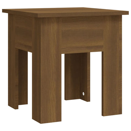 Soffbord brun ek 40x40x42 cm konstruerat trä