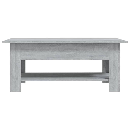 Soffbord grå sonoma-ek 102x55x42 cm konstruerat trä