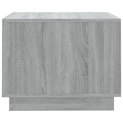 Soffbord 2 st grå sonoma 55x55x43 cm konstruerat trä