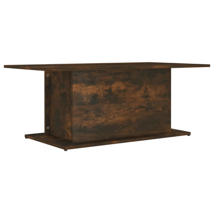 Soffbord rökfärgad ek 102x55,5x40 cm konstruerat trä