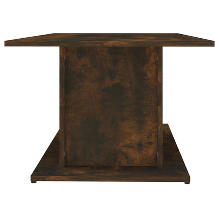 Soffbord rökfärgad ek 102x55,5x40 cm konstruerat trä