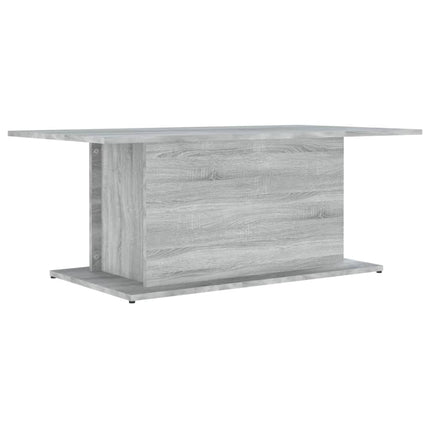 Soffbord grå sonoma 102x55,5x40 cm konstruerat trä