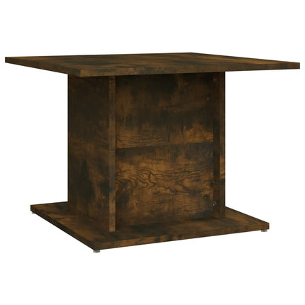 Soffbord rökfärgad ek 55,5x55,5x40 cm konstruerat trä