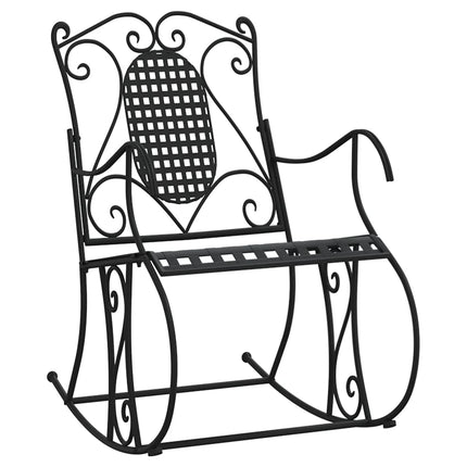 Gungbänk 84 cm svart stål