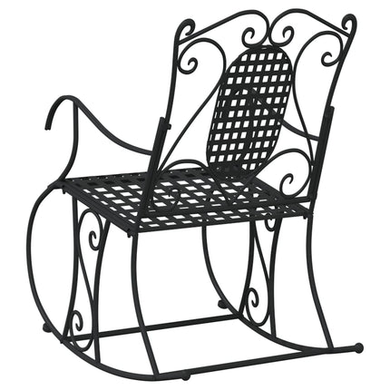 Gungbänk 84 cm svart stål