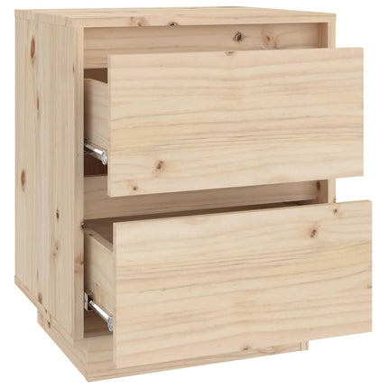 Sängbord 40x35x50 cm massiv furu
