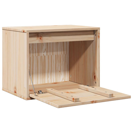 Väggskåp 45x30x35 cm massiv furu