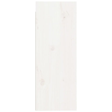 Väggskåp vit 30x30x80 cm massiv furu