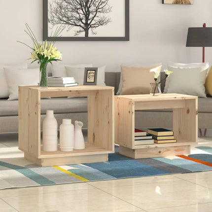 Satsbord 2 st massiv furu