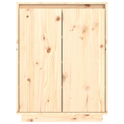Skoskåp 60x35x80 cm massiv furu