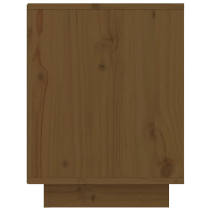 Skoskåp honungsbrun 60x34x45 cm massiv furu