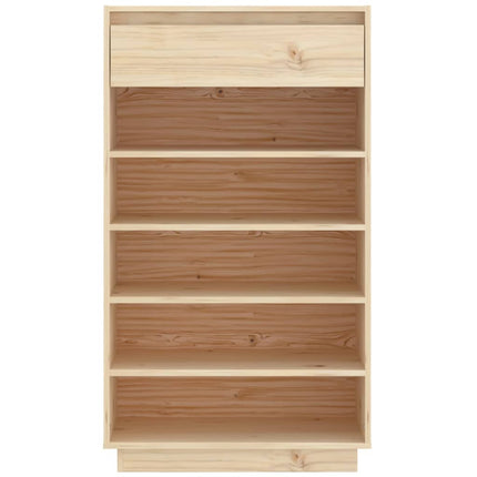 Skoskåp 60x34x105 cm massiv furu