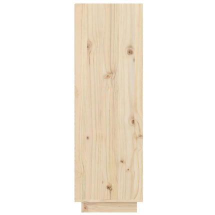 Skoskåp 60x34x105 cm massiv furu